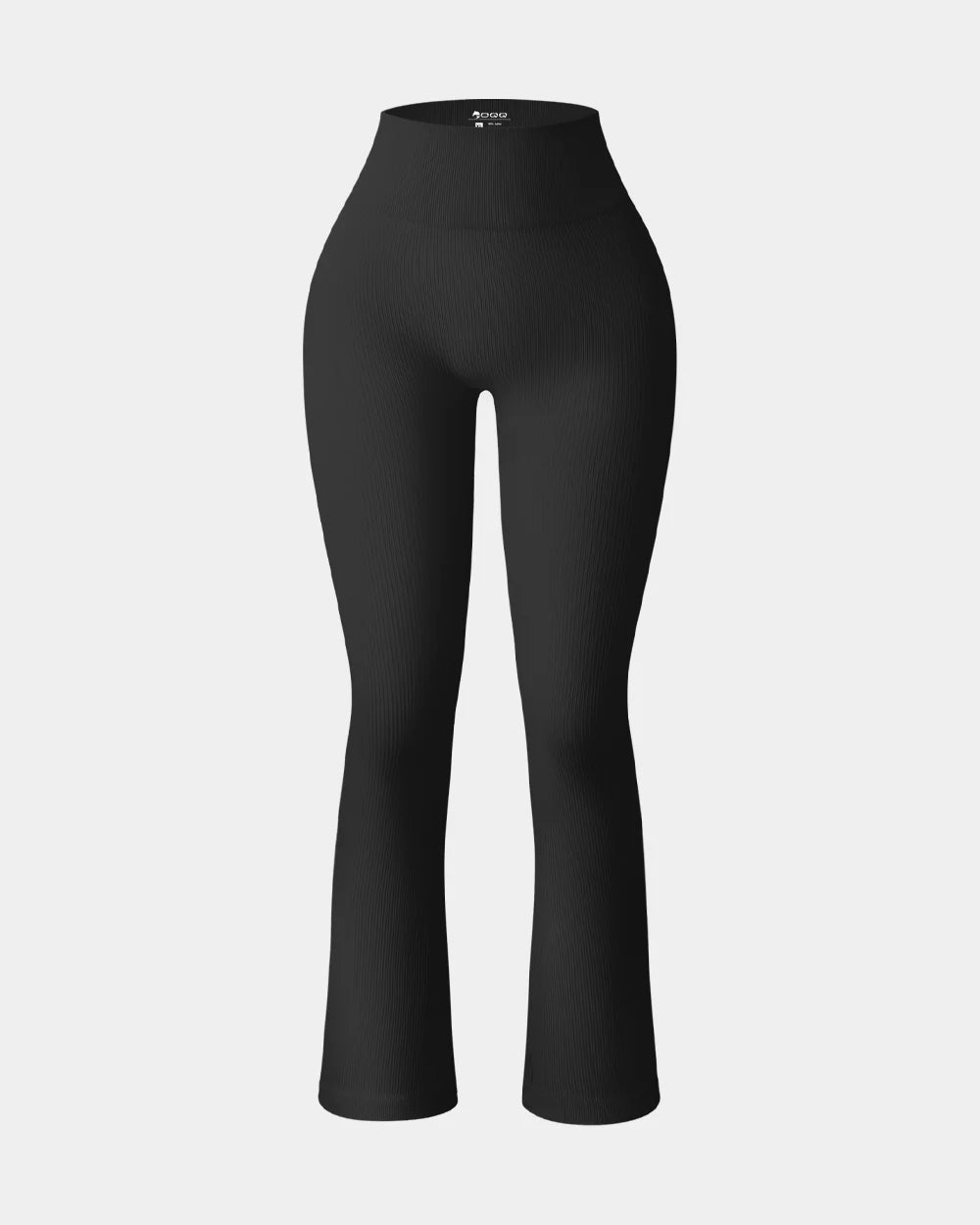 PANTALONES DE ENTRENAMIENTO TALLE ALTO CON CONTROL DE ABDOMEN Y BOTA CAMPANA