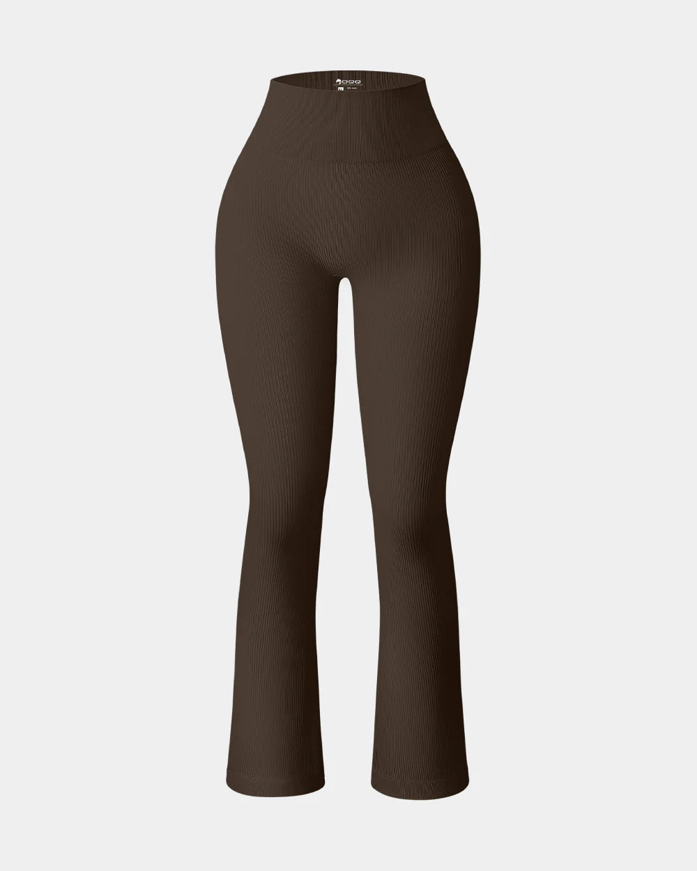 PANTALONES DE ENTRENAMIENTO TALLE ALTO CON CONTROL DE ABDOMEN Y BOTA CAMPANA