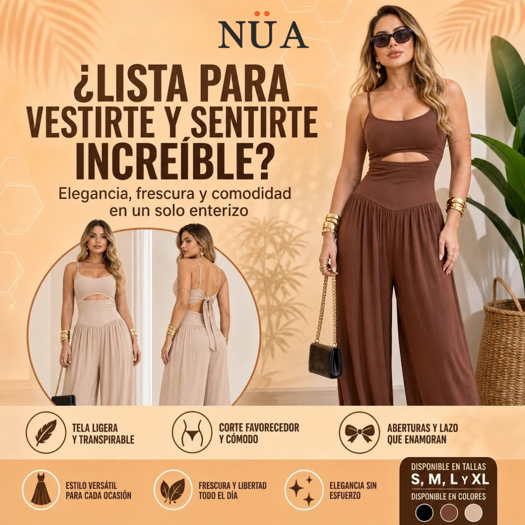 ENTERIZO DE VERANO CON TIRANTES Y ABERTURAS EN CINTURA