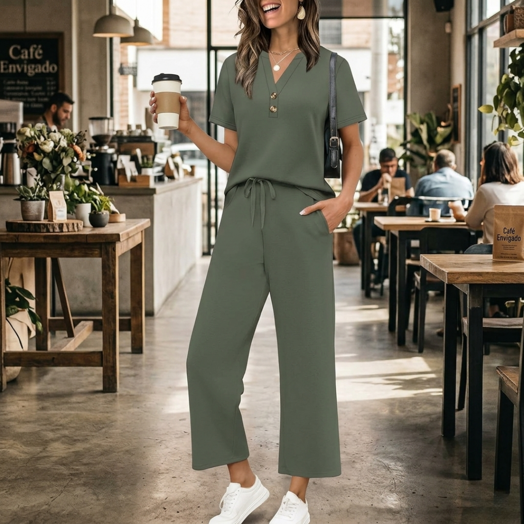 CONJUNTO DE 2 PIEZAS CASUAL PERFECTO PARA TODA OCASIÓN