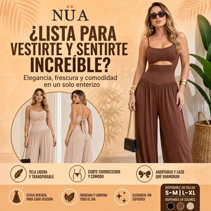 ENTERIZO DE VERANO CON TIRANTES Y ABERTURAS EN CINTURA