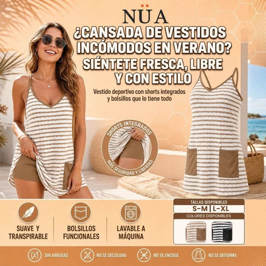 VESTIDO CORTO DEPORTIVO DE VERANO