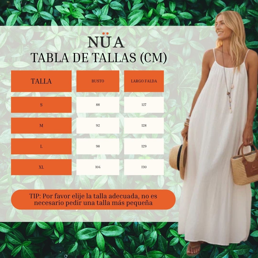 MAXI-VESTIDO SIN MANGAS CON ESPALDA AJUSTABLE