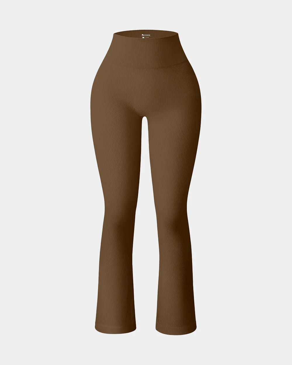 PANTALONES DE ENTRENAMIENTO TALLE ALTO CON CONTROL DE ABDOMEN Y BOTA CAMPANA