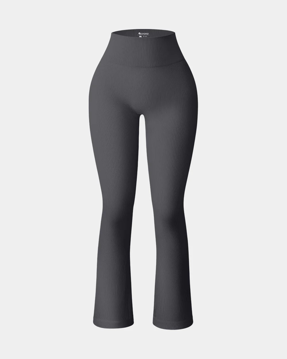 PANTALONES DE ENTRENAMIENTO TALLE ALTO CON CONTROL DE ABDOMEN Y BOTA CAMPANA