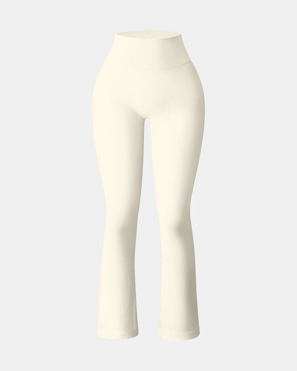 PANTALONES DE ENTRENAMIENTO TALLE ALTO CON CONTROL DE ABDOMEN Y BOTA CAMPANA
