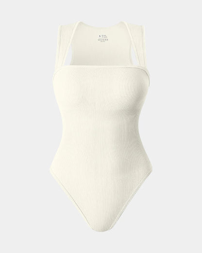 BODYSUIT SIN MANGAS Y ESCOTE CUADRADO CON CONTROL DE ABDOMEN