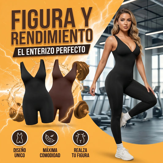 ENTERIZO SPORT CUELLO EN V PARA GIMNASIO HAZ DEPORTE CON ESTILO